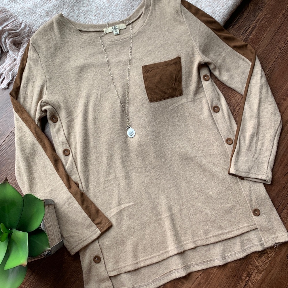 Ya Los Angeles Lightweight Sand Sweater